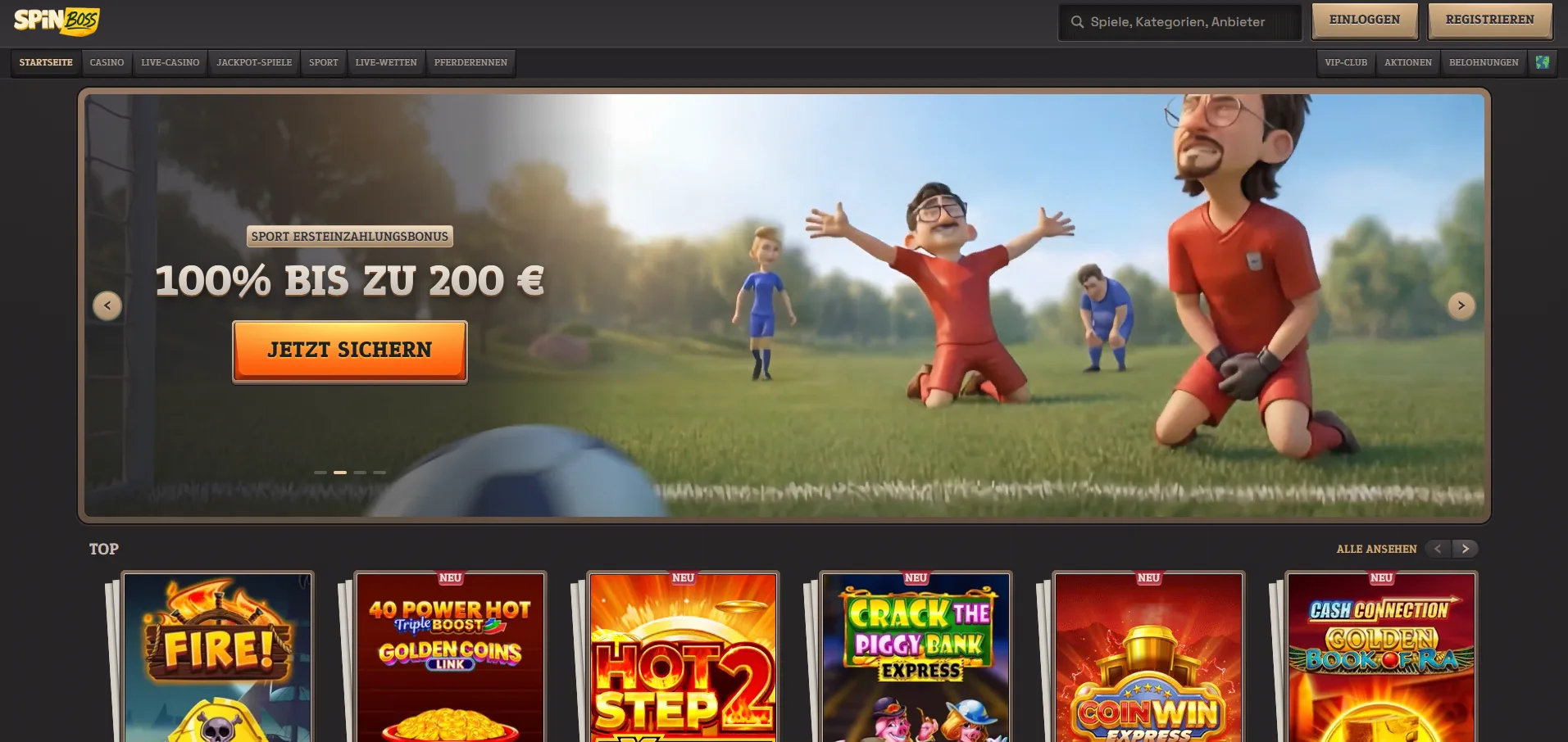 Spinboss Casino Bonus